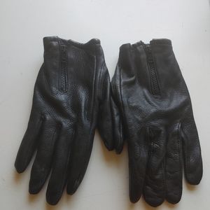 Womens super soft leather gloves